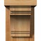 Ekena Millwork Pescadero Rough Sawn Corbel w/Backplate, Western Red Cedar, 6"W x 8"D x 8"H COR06X08X08PEC01RWR - alternate 2
